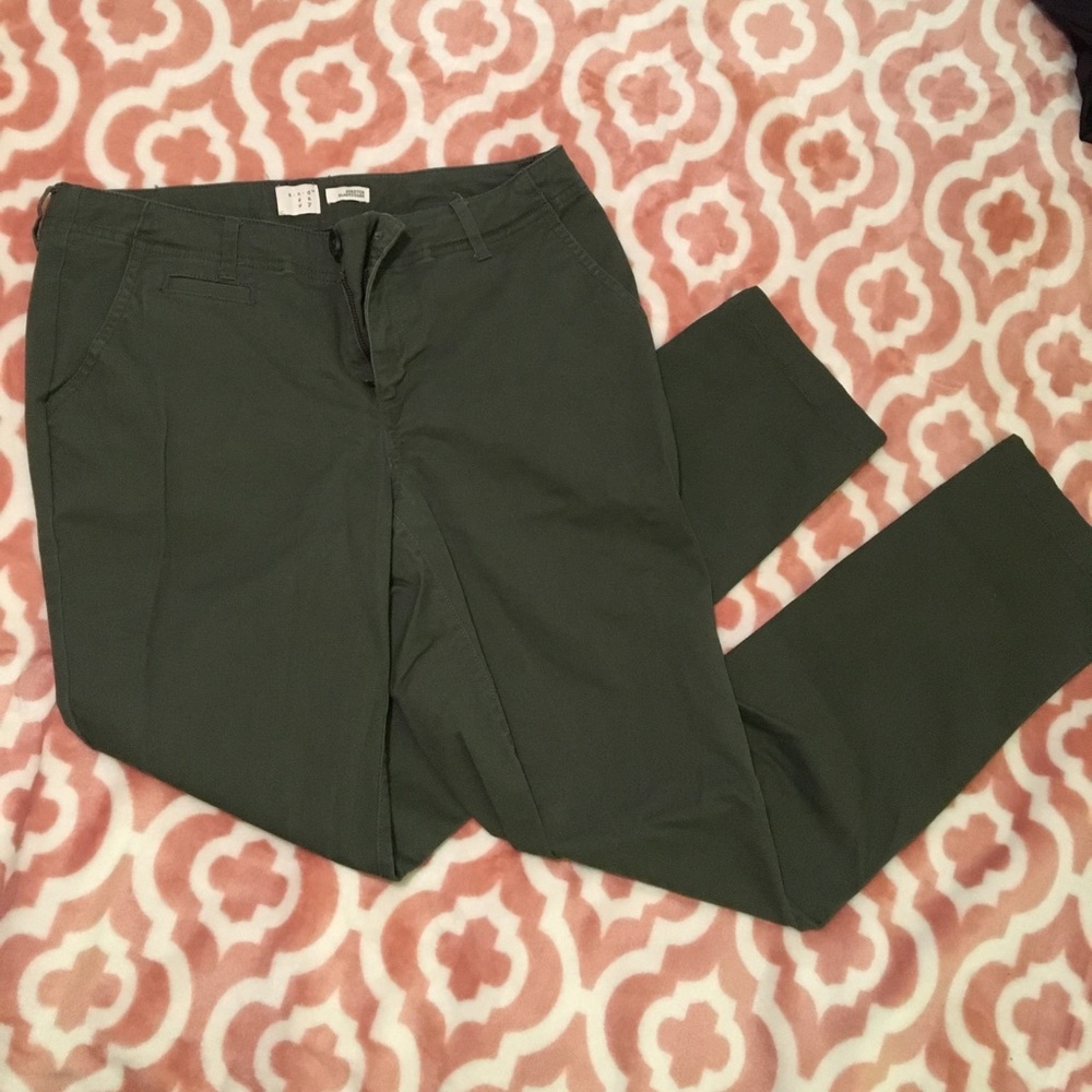 Twill | Business Casual | Green Khaki | Pants